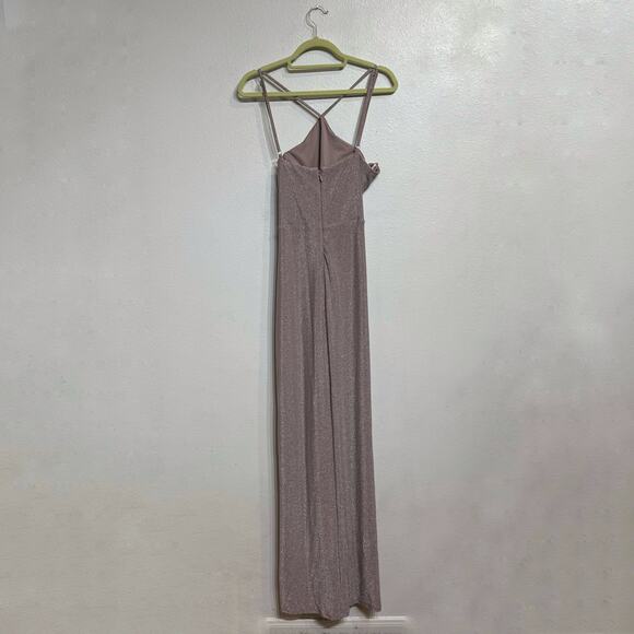 Aqua Lavender Keyhole Halter Maxi Dress Sz M NWT - Picture 10 of 13